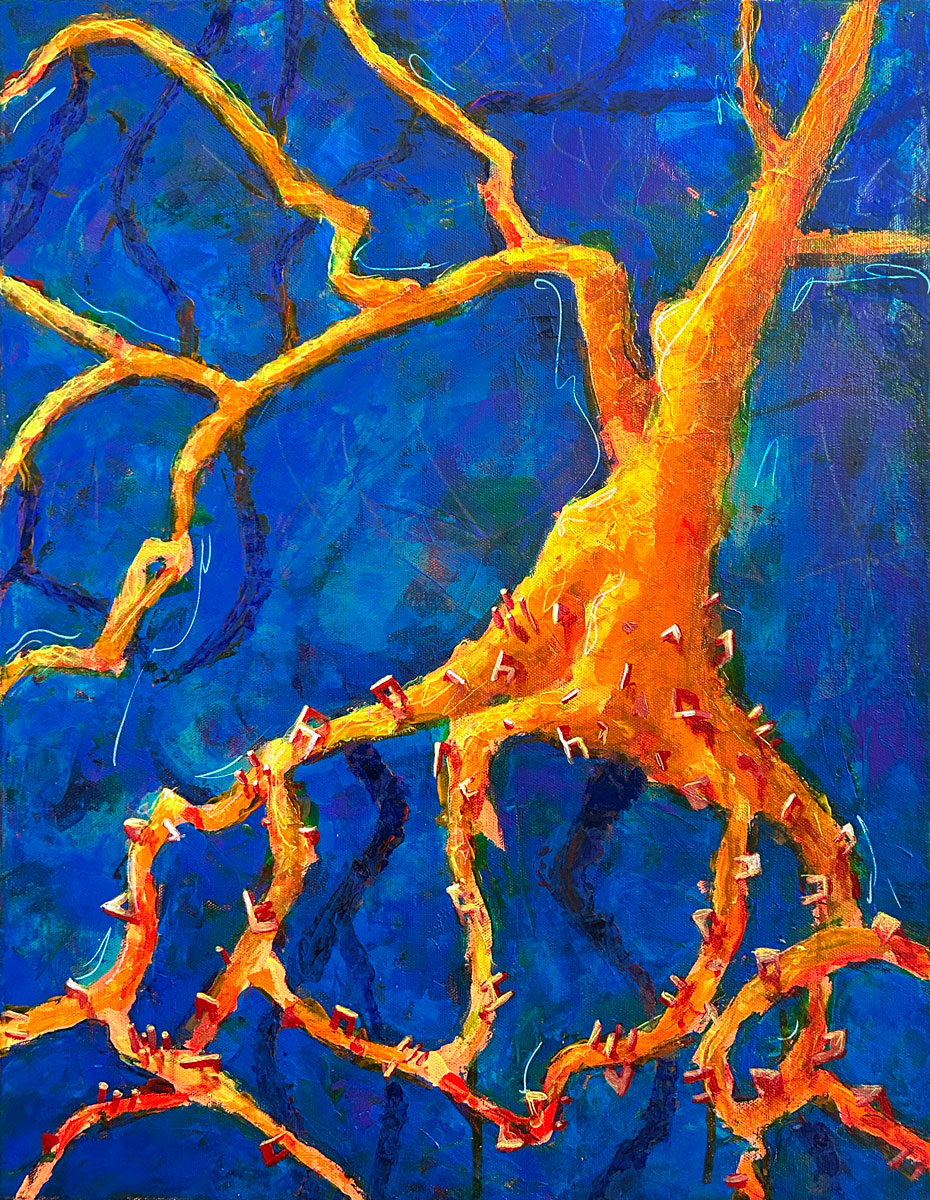 Hydrocosmic Harmony painting on canvas