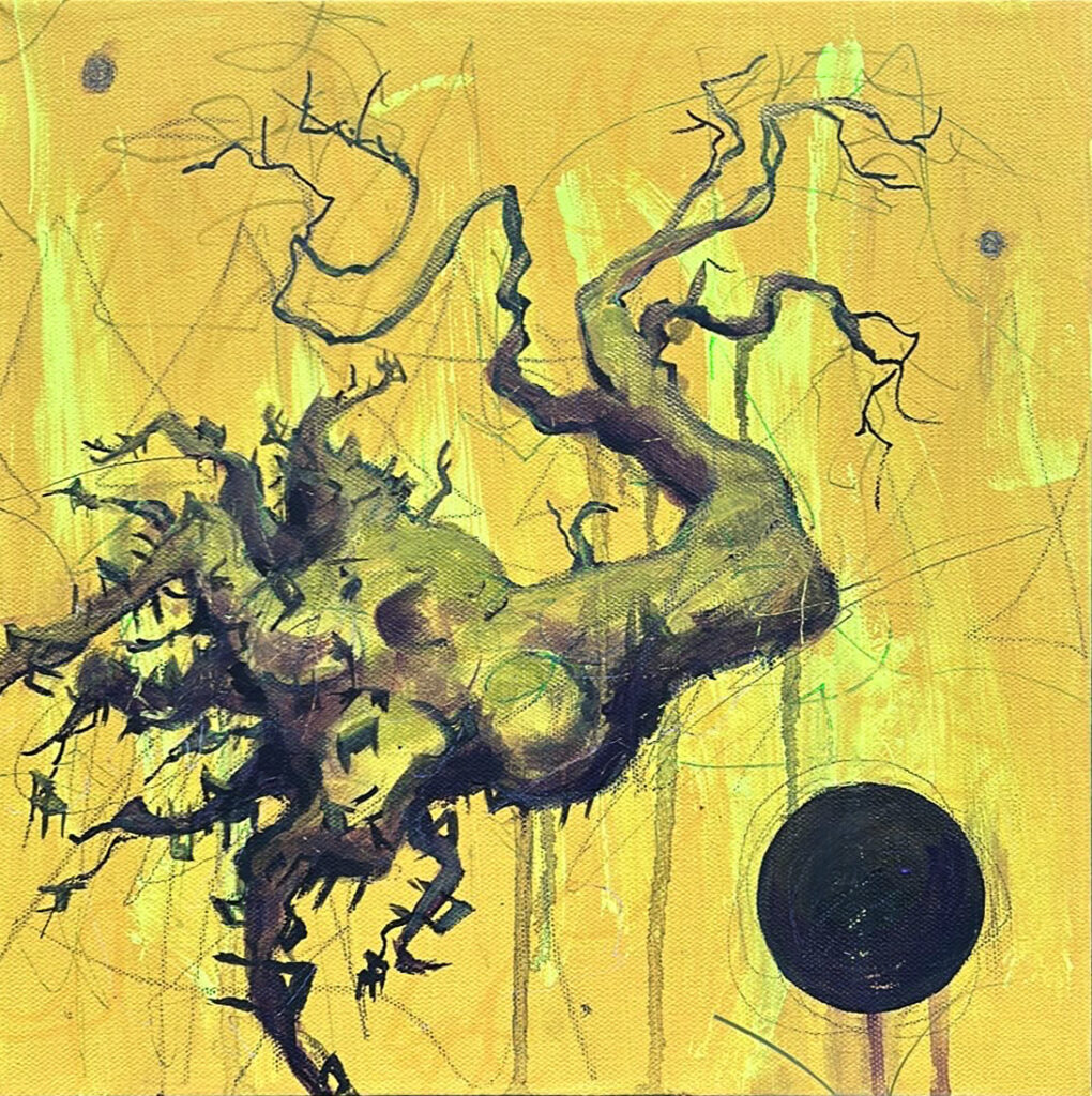 Parasitic Patterns, painting on canvas
