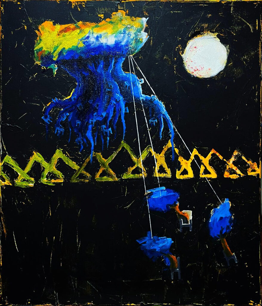 untitled painting on canvas
