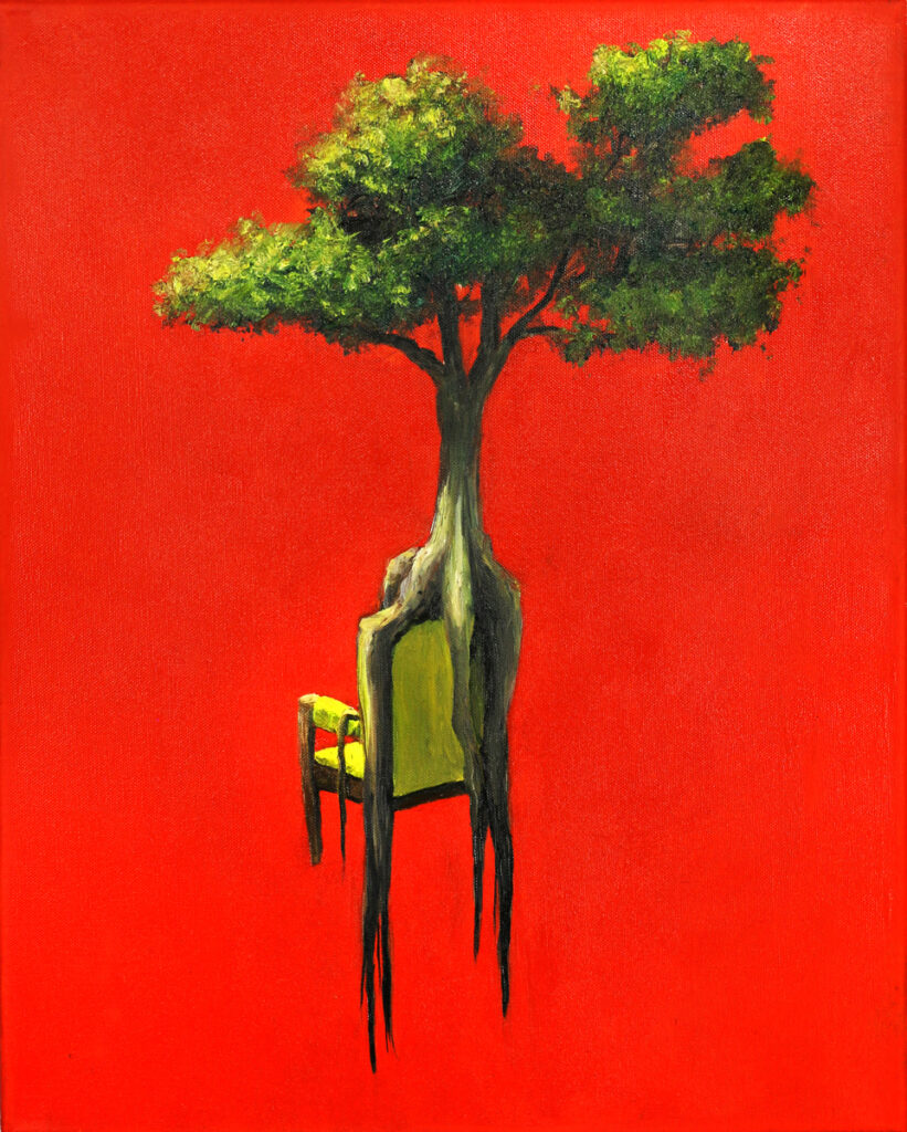 Location, oil painting on canvas