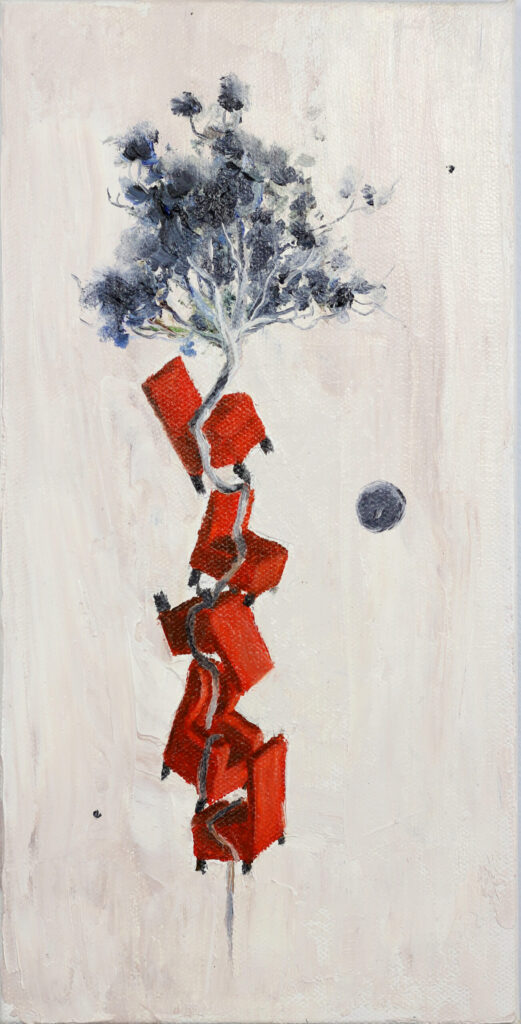 Connection, oil on canvas