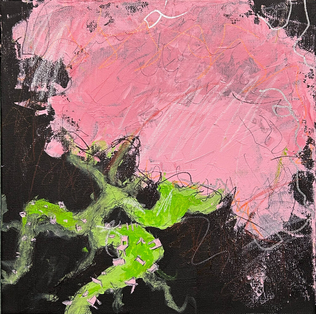 Chaotic Canopy, painting on canvas