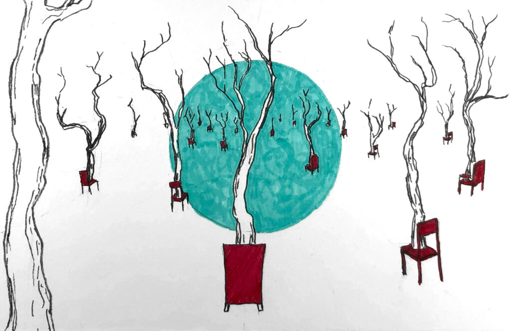 Radio, artwork on paper