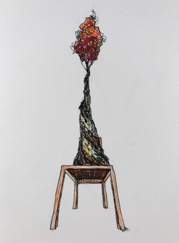 Rodent, artwork on paper