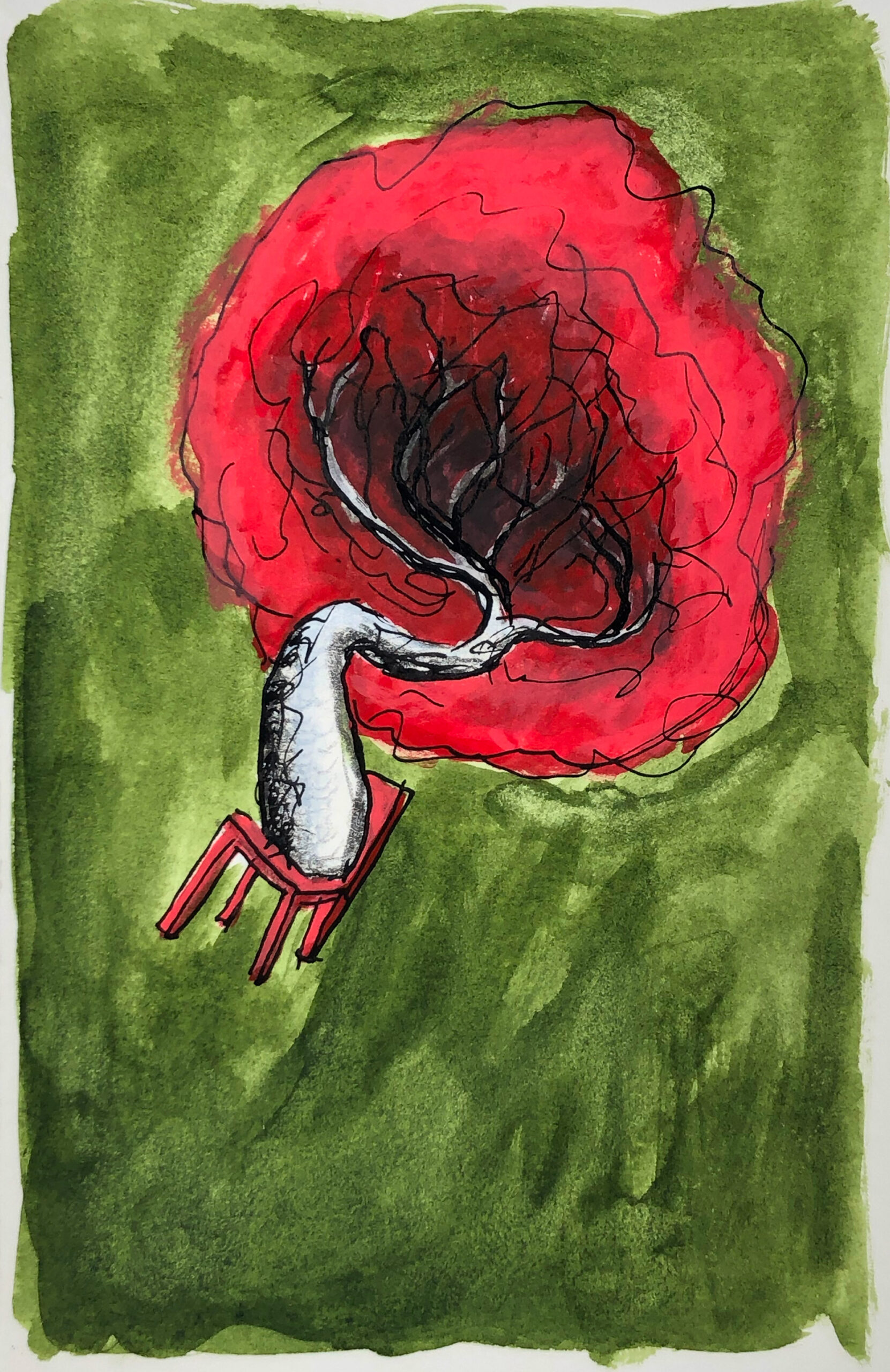 Turbulent Complements, artwork on paper