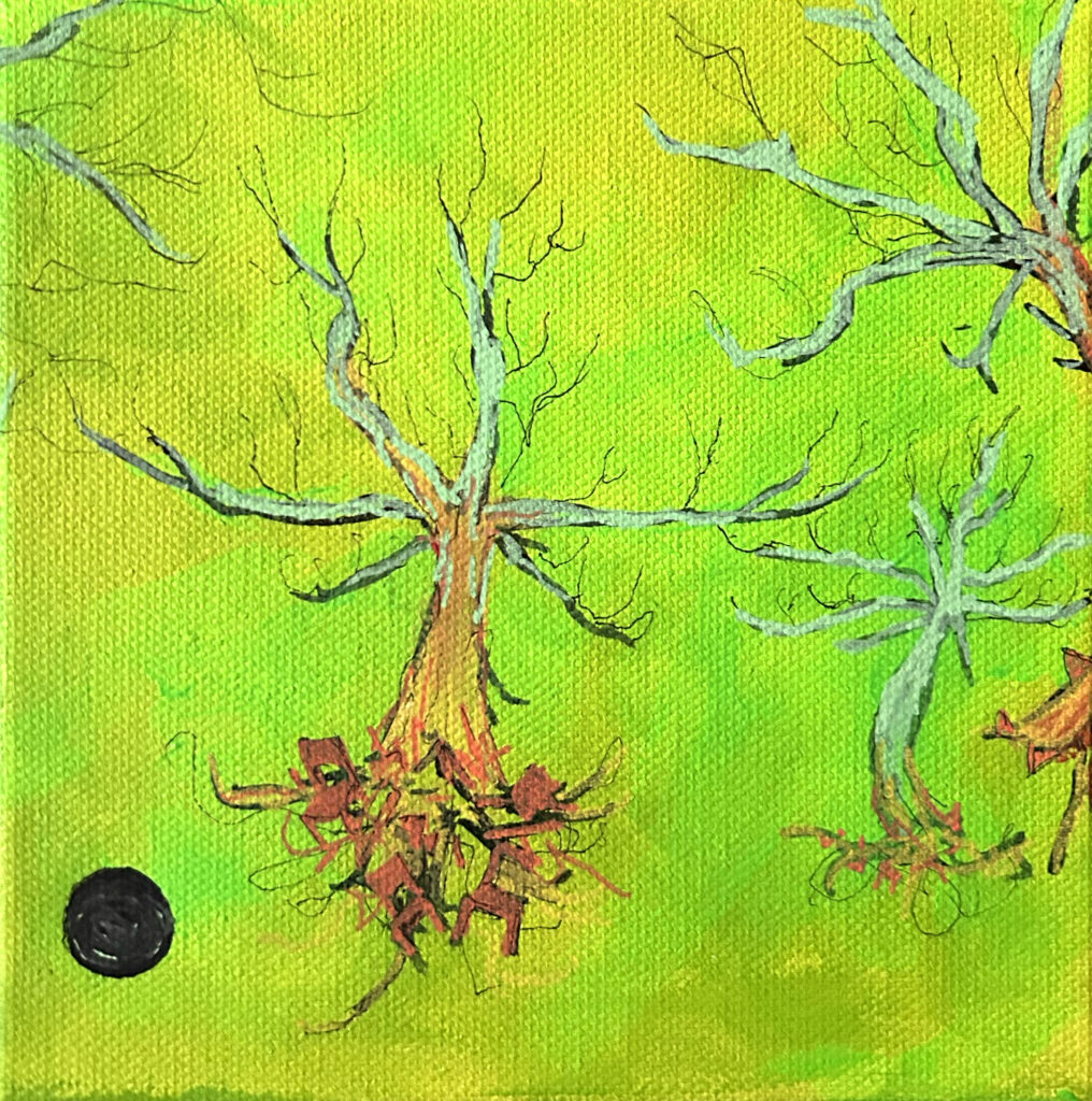 Untitled, painting on canvas